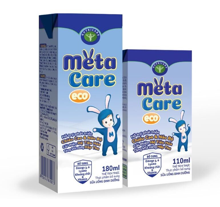 Sữa bột pha sẵn Metacare hấp thụ tốt chất dinh dưỡng