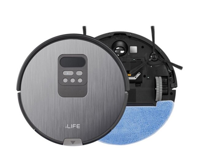 Robot hút bụi thông minh iLife X750 với thiết kế trang nhã, hiện đại