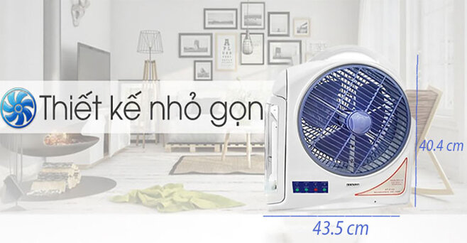 quạt tích điện Kentom KT-9100