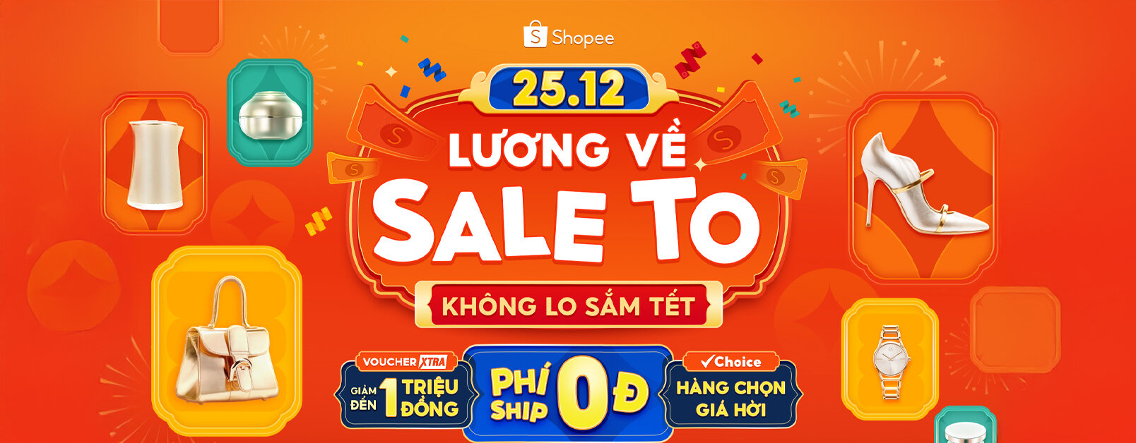 [ Shopee.vn ] Sale 25/12 W