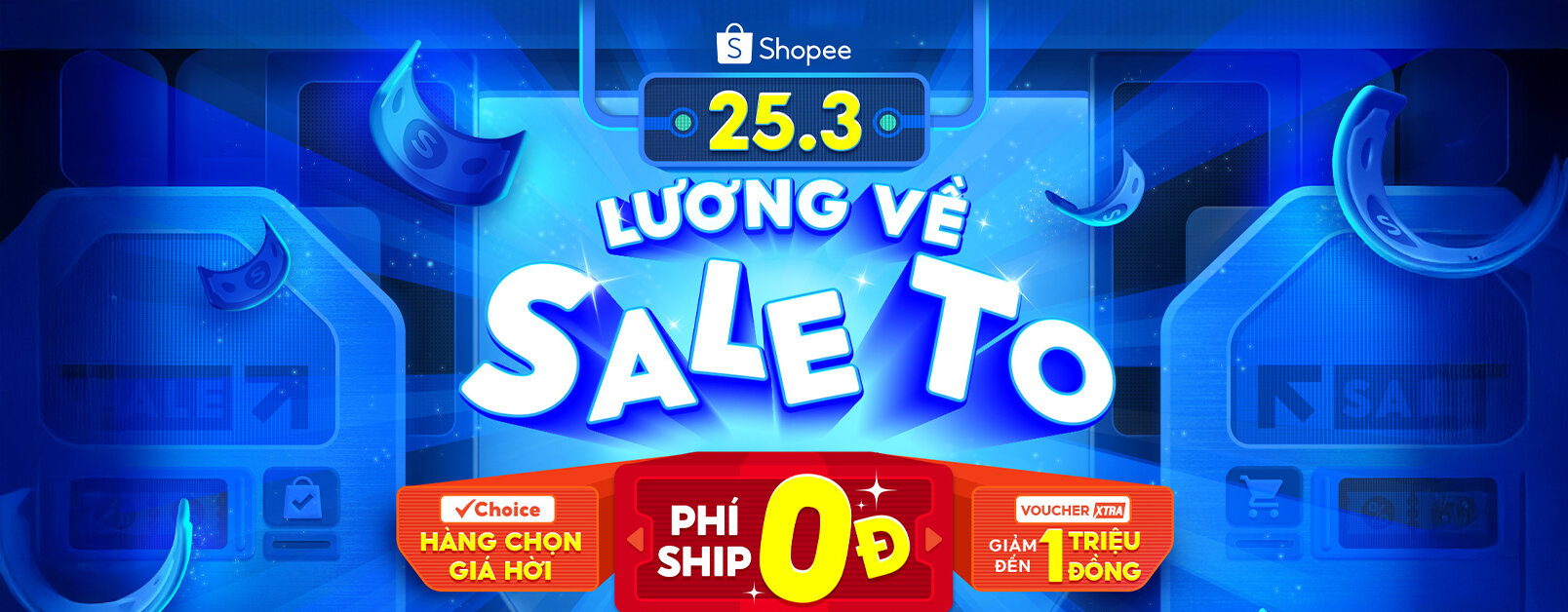 [ Shopee.vn ] Sale 25/03 W