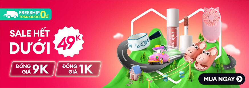 [ Lazada.vn ] Sale hết dưới 49k