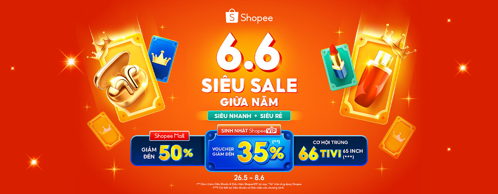 [ Shopee.vn ] Sale 66 M