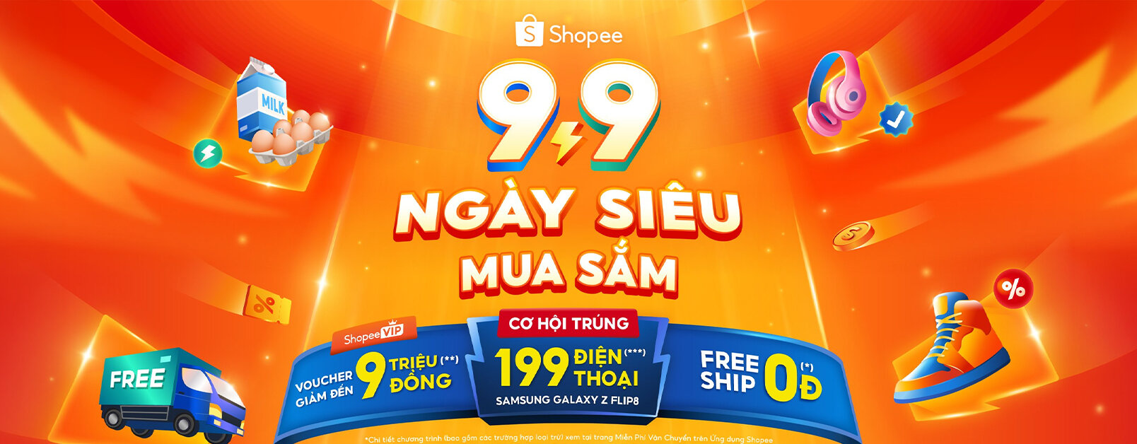 [ Shopee.vn ] Sale 99 W