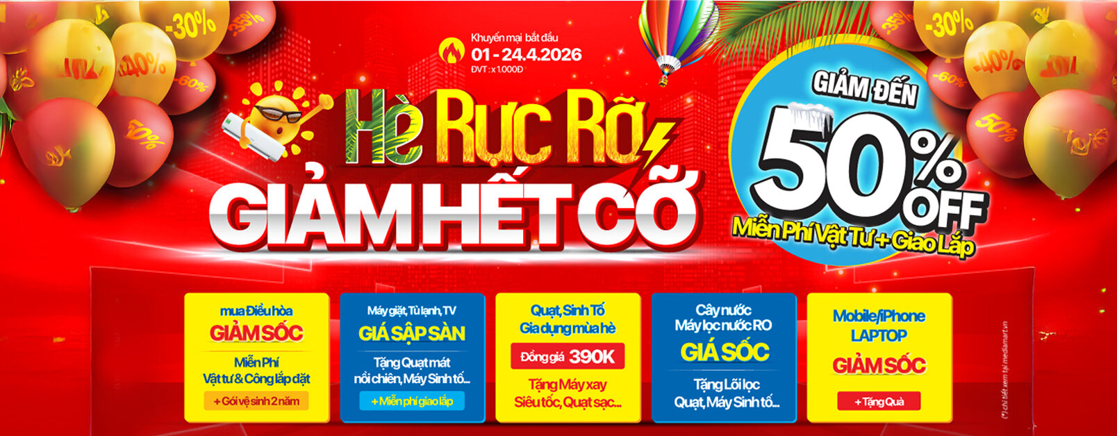 [ Mediamart.vn ] Hè rực rỡ sale hết cỡ W