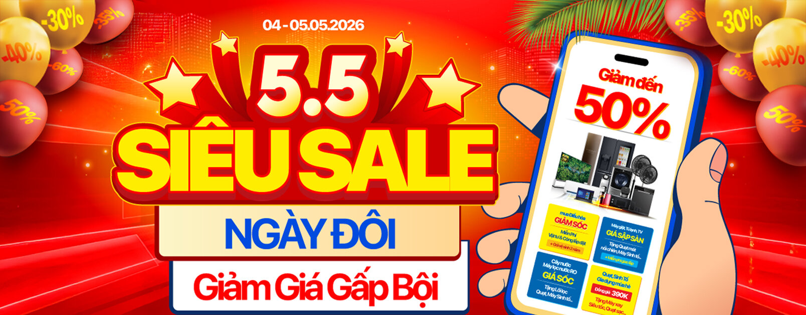 [ Mediamart.vn ] Hè sale 55  W