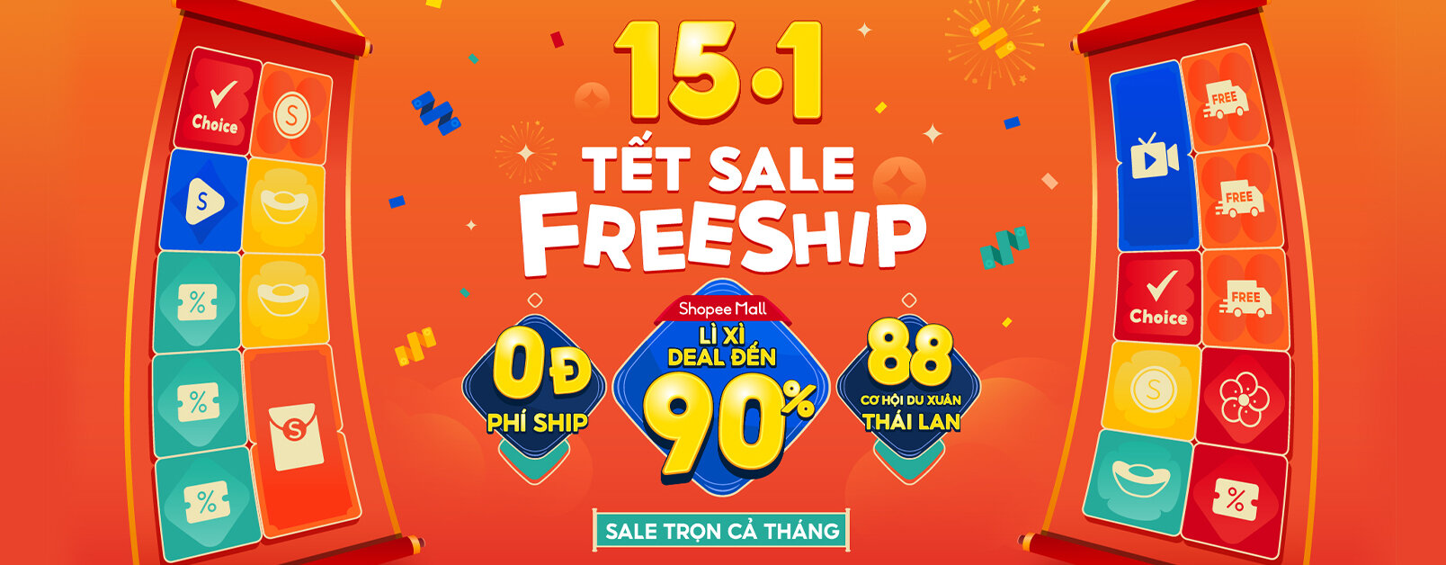 [ Shopee.vn ] Sale 15.1 W