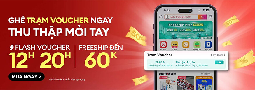 [ Lazada.vn ] Trạm voucher lazada M