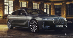BMW 7-Series 2022 sẽ "vay mượn" phong cách từ BMW X7 iPerformance concept
