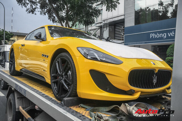 Maserati Granturismo Sport màu vàng đầu tiên Việt Nam cho đại gia mê hàng độc - Ảnh 5.