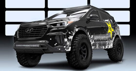 Hyundai bắt tay Rockstar bổ sung NOS cho Santa Fe