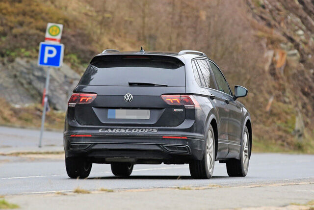 Volkswagen Tiguan 2020 lộ diện trần trụi, đe doạ Honda CR-V - Ảnh 4.