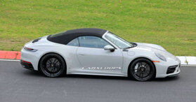 Porsche 911 GTS Cabriolet 2020 không ngụy trang được trông thấy ở Nurburgring