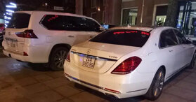 Mercedes-Maybach S600 trị giá 14,2 tỷ Đồng sóng đôi cùng Lexus LX570 tại Lào Cai