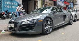 Bắt gặp Audi R8 V10 đời 2012 "tắm nắng" trên phố Sài Gòn
