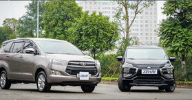 Đánh giá xe Mitsubishi Xpander MT vs Toyota Innova MT - Lính mới gặp lão làng