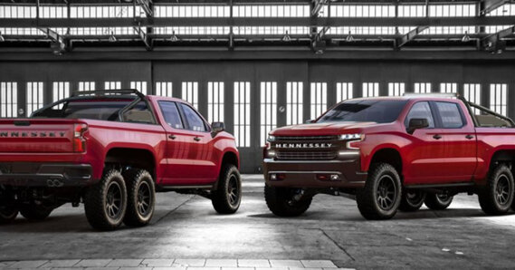 Hennessey trình làng siêu bán tải Goliath 6x6 mới, xây dựng từ Silverado