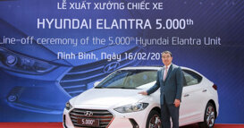 Hyundai Elantra thứ 5.000 lăn bánh khỏi dây chuyền sản xuất tại Ninh Bình