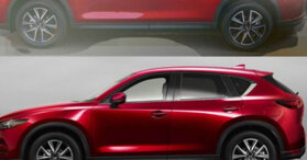 Xuất hiện hình ảnh được cho là Mazda CX-8, thiết kế "na ná" CX-5