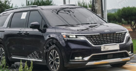 Kia Sedona 2021 lần đầu lộ diện ngoài đời thực: Vạm vỡ như SUV, chờ ngày về Việt Nam đấu Ford Tourneo