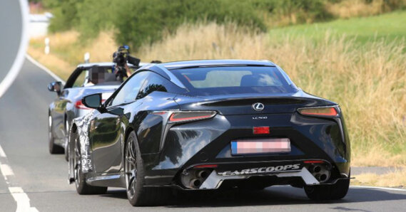 Lộ những hình ảnh đầu tiên của Lexus LC F hoàn toàn mới ở Đức