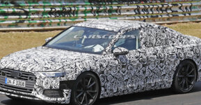 Audi S6 thế hệ mới lần đầu bị bắt gặp thử nghiệm tại Nurburgring