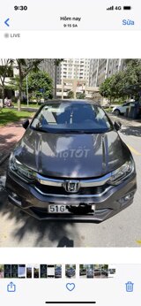 Honda City 2018 Tự động, bản tiêu chuẩn, màu titan