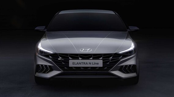 Hyundai Elantra N Line 2021 lộ thiết kế ngoại thất sắc nét