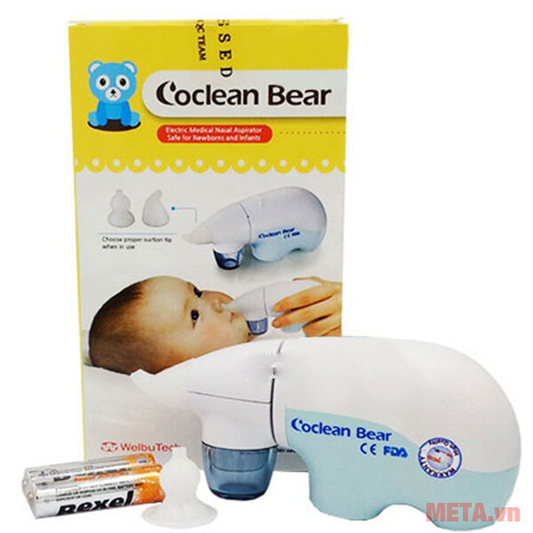 Máy hút mũi cho bé Hàn Quốc Welbutech CO-CLEAN