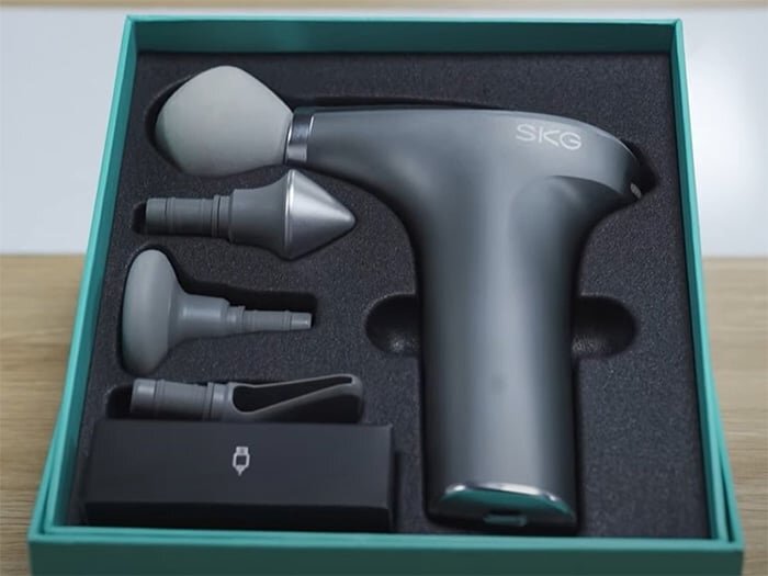 Bộ sản phẩm súng massage SKG F7-E Súng massage SKG F7-E