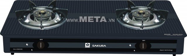 Bếp ga dương kính Sakura SA-690GB Bếp ga dương kính Sakura SA-690GB