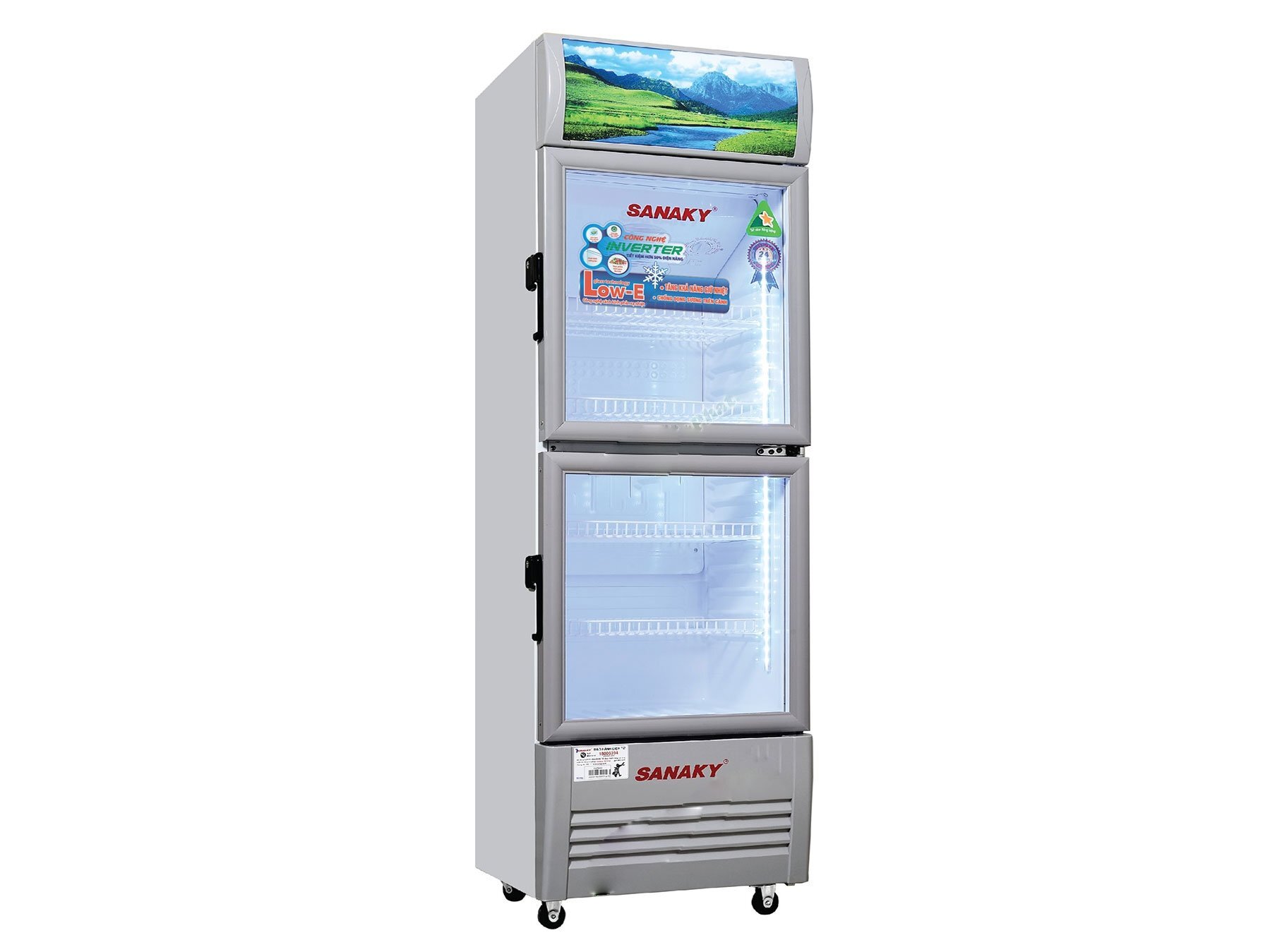 Tủ mát có bánh xe di chuyển Tủ mát Sanaky