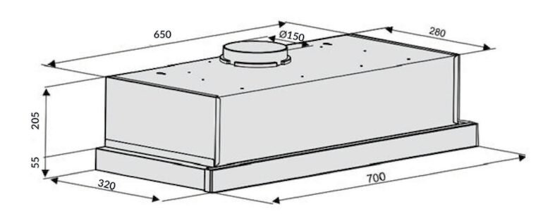 Máy hút mùi Dusler DHL700K