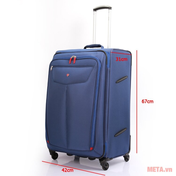 Vali vải Sakos Neo Victory NY 6 (42 x 31 x 67 cm)