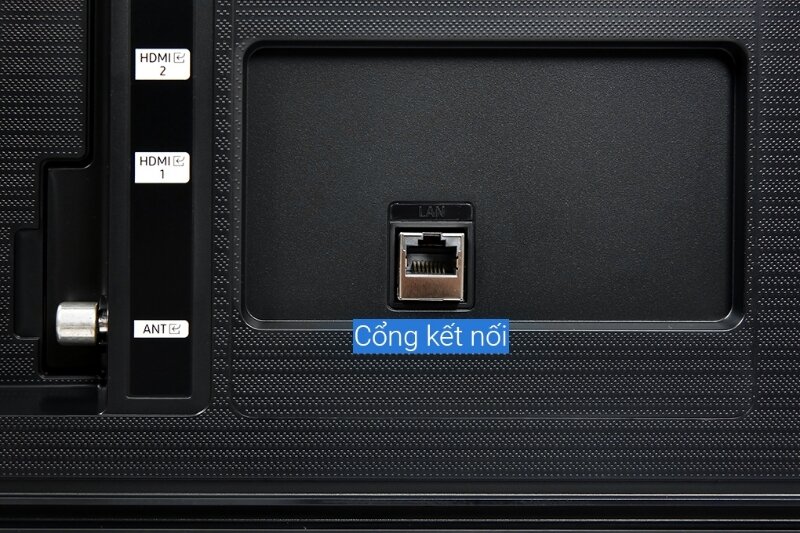 Smart tivi Samsung 65 inch 4K UA65AU7002 cổng kết nối
