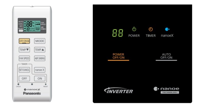Điều hòa Panasonic Inverter 34000 BTU 1 chiều S-34PB3H5 thiết kế