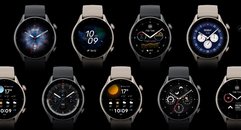 Amazfit GTR 3 các tùy chọn mặt