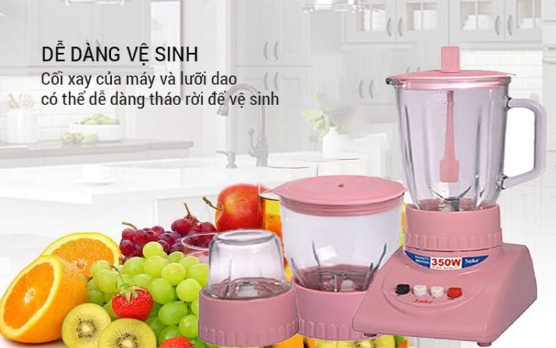 Máy xay sinh tố 3 cối Saiko BLG-1025G 