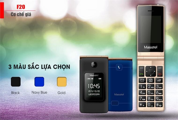 Điện thoại Masstel F20 Navy Điện thoại Masstel F20 Navy