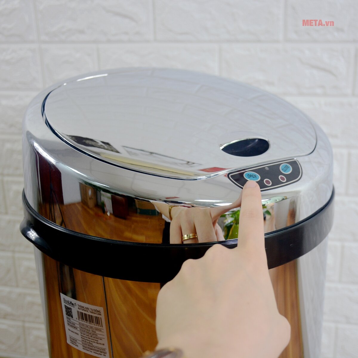 Thùng rác inox tự động Ecolife ECO 801/30L