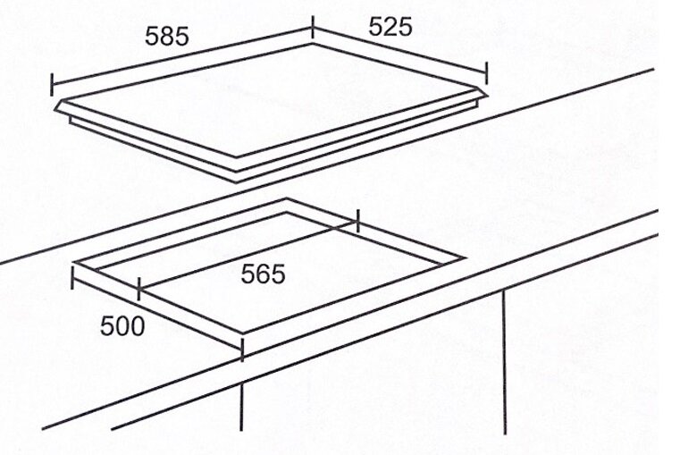 Bếp từ âm 4 vùng nấu Arber AB-445S