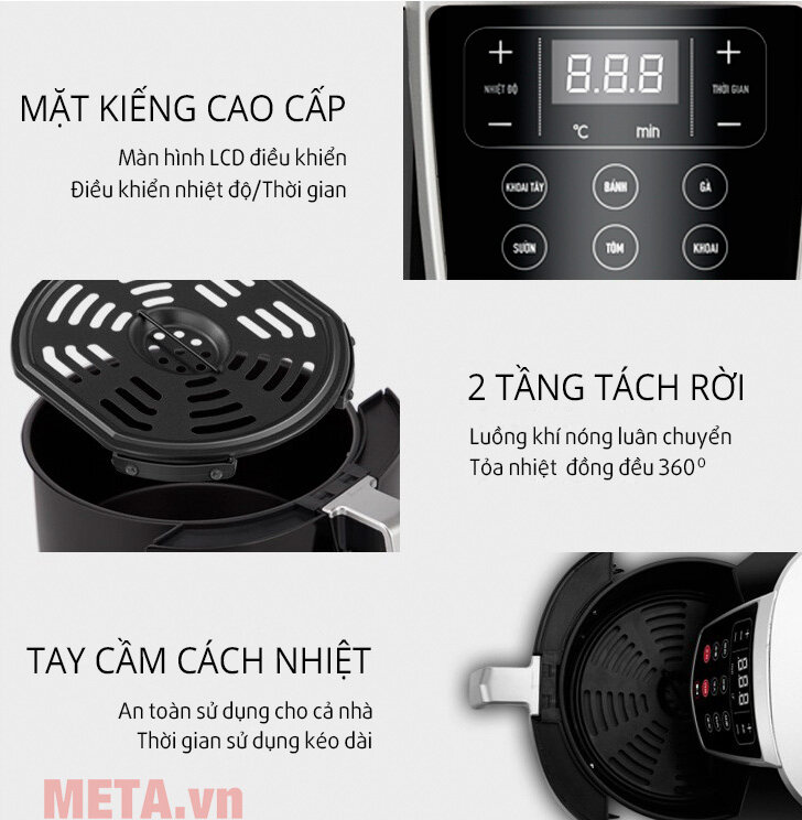 Nồi chiên không dầu Joyoung KL35-D981 - 3,5 lít