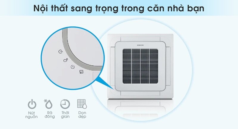Điều hòa âm trần Samsung 45000 BTU 1 chiều AC120NN4SEC gas R-410A