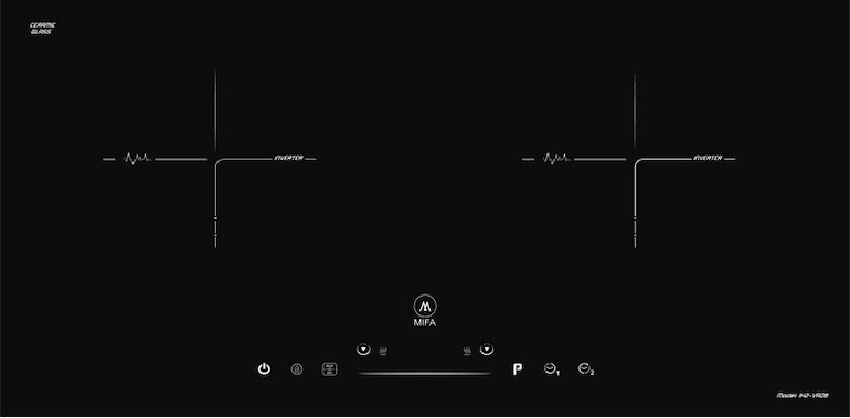 Bếp từ âm 2 vùng nấu Mifa IH2-VA06