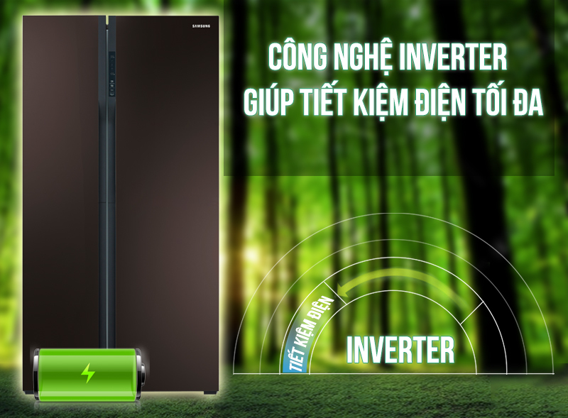 Kết quả hình ảnh cho Tủ Lạnh Samsung RS552NRUA9M/SV 548 Lít Inverter