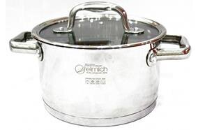 Bộ xong inox Elmich 5 đáy(bộ 4) 2353670 Bộ xong inox Elmich 5 đáy(bộ 4) 2353670