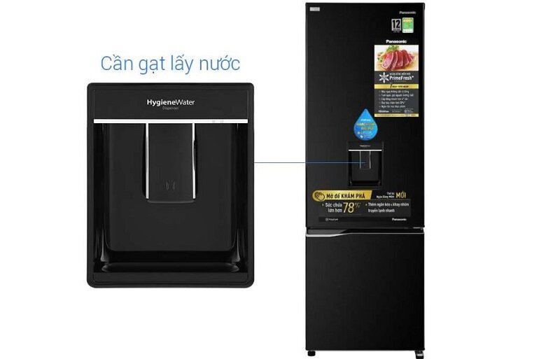 Tủ lạnh Panasonic NR-BC360WKVN 322 lít 