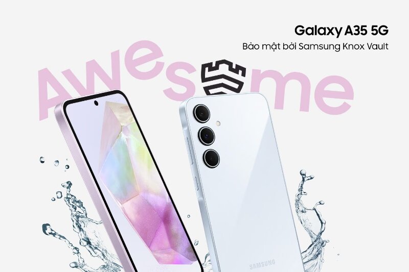 Điện thoại Samsung Galaxy A35 5G 8GB/128GB thiết kế