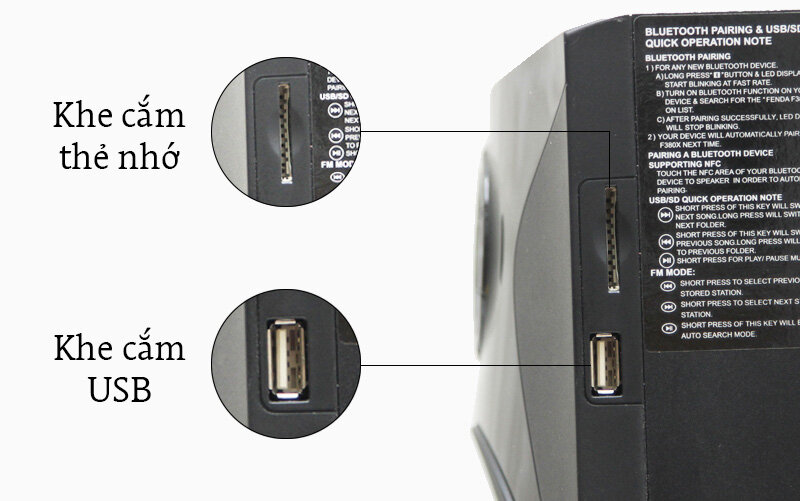 Loa Vi Tính Bluetooth Fenda F380X - 2.1