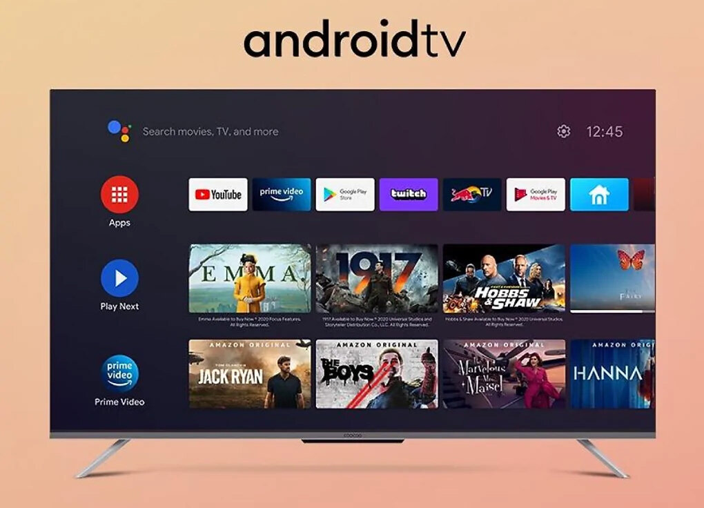 Tivi chạy hệ điều hành Android với kho ứng dụng giải trí khổng lồ